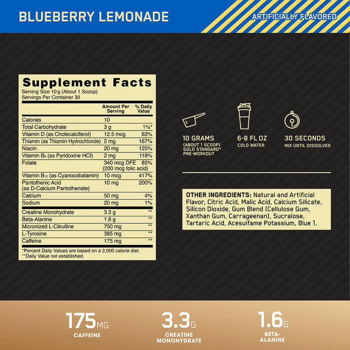 ON Gold Standard Pre-Workout