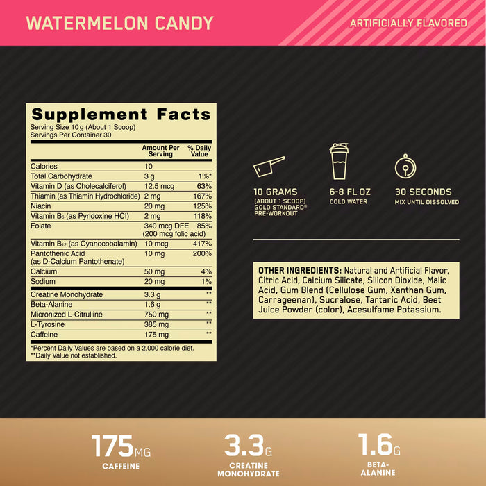 ON Gold Standard Pre-Workout