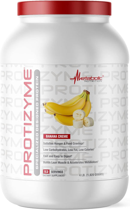 Metabolic Nutrition Protizyme Protein | High Quality Whey Blend for Lean Muscle & Recovery