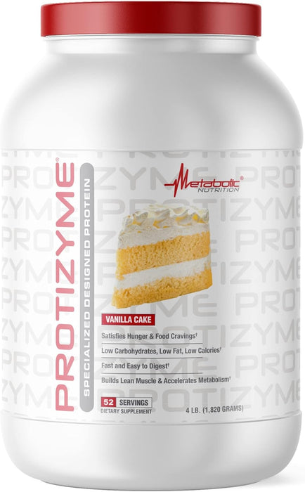 Metabolic Nutrition Protizyme Protein | High Quality Whey Blend for Lean Muscle & Recovery