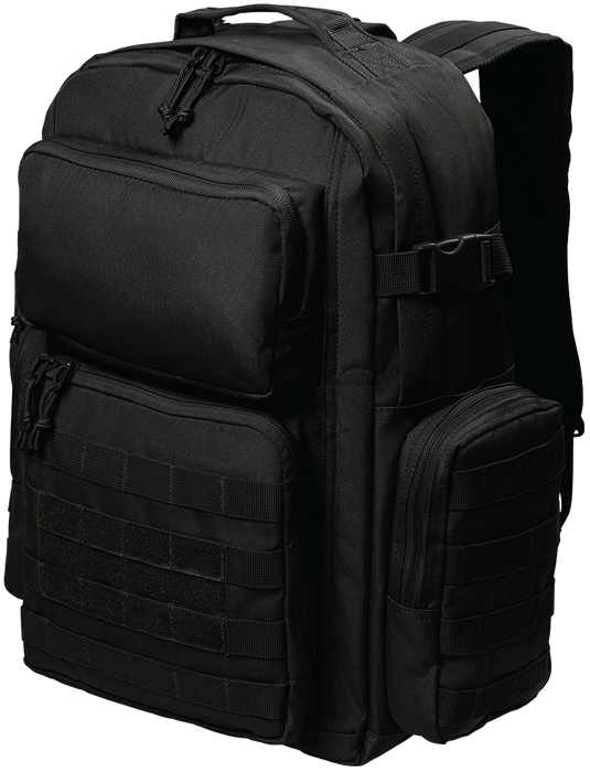 Tiger Fitness Tactical Assault Backpack with Molle System, Waterproof Rucksack (Comes with 3D TF NWUYD Black/Orange Logo Patch)