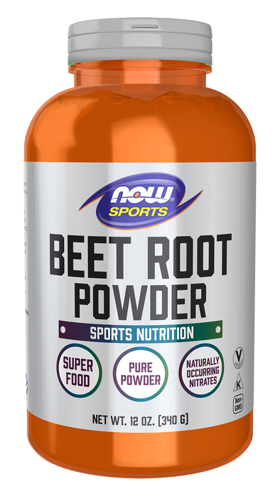 NOW Foods Beet Root Powder, 12 oz, front of bottle