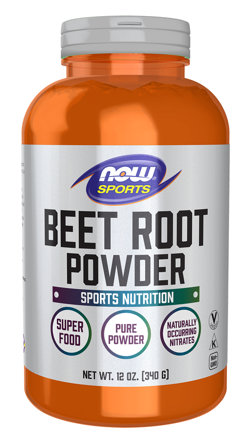 NOW Foods Beet Root Powder, 12 oz, front of bottle