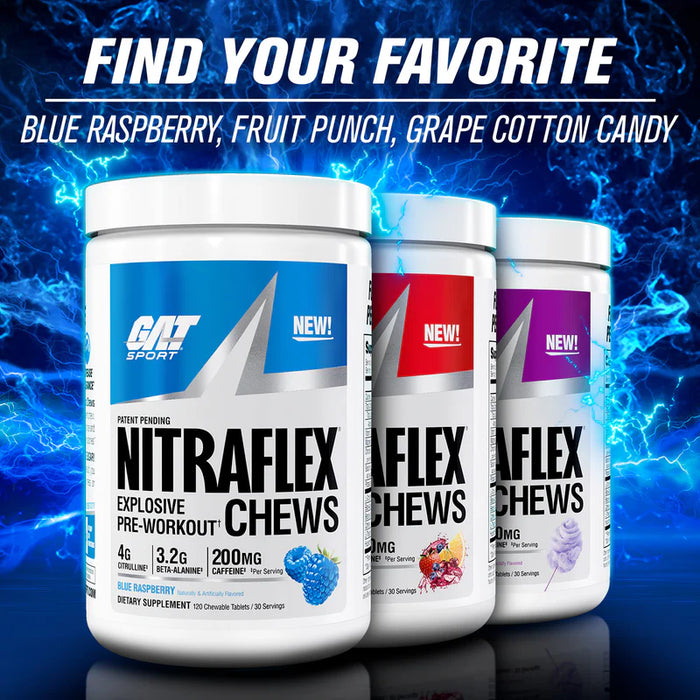 GAT Sport Nitraflex® Pre-Workout Chews
