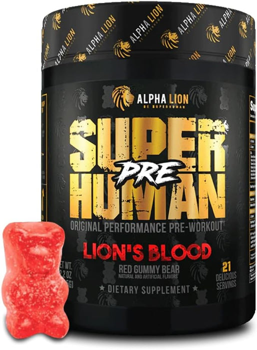 Alpha Lion Superhuman® Pre – All-in-One Pre-Workout for Energy, Pumps & Performance