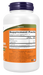 NOW Foods Glucomannan Pure Powder, 8 oz, right side of container label