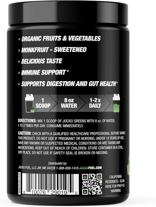 Jocko Fuel Greens | Organic Superfoods