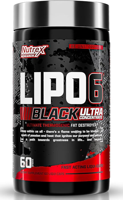 Lipo 6 Black Ultra Concentrate | Ultimate Thermogenic Fat Destroyer