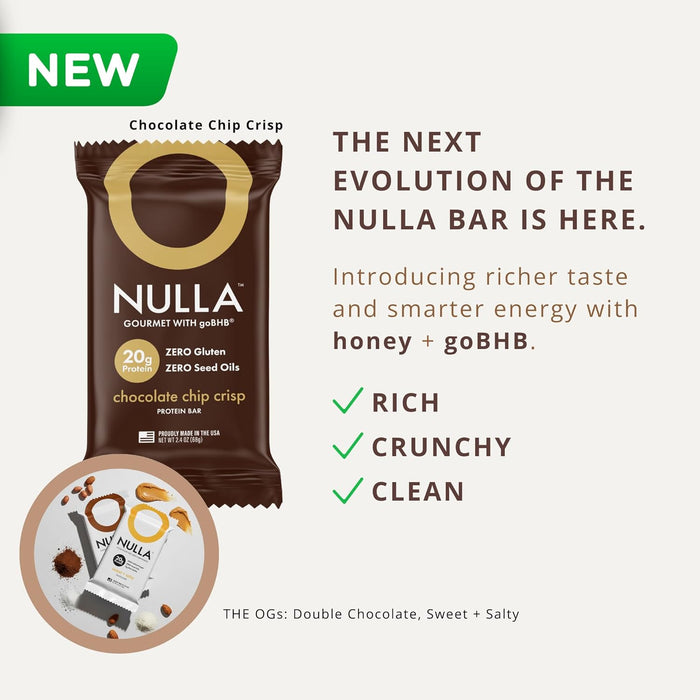 Nulla Gourmet Protein Bar with goBHB