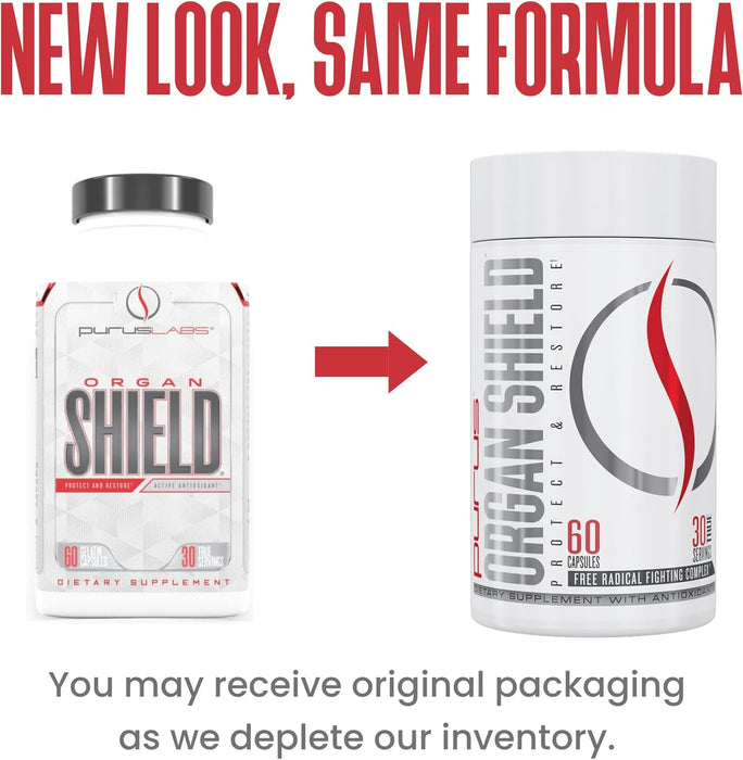 Purus Labs Organ Shield | Liver, Kidney & Heart Support Formula