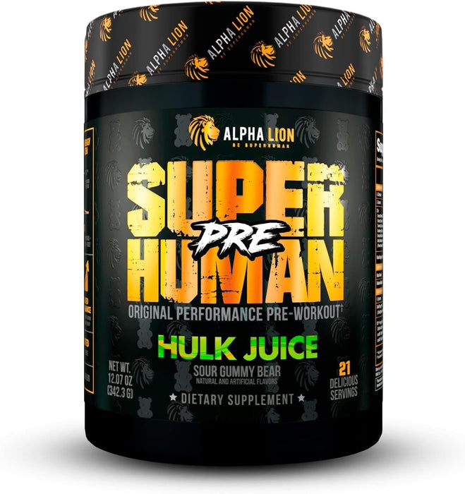 Alpha Lion Superhuman® Pre – All-in-One Pre-Workout for Energy, Pumps & Performance