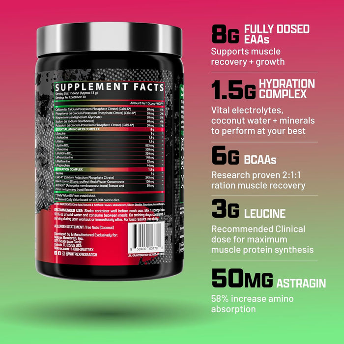 Nutrex EAA + Hydration | Performance & Recovery Fuel