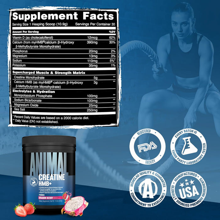 Animal Creatine HMB+ | Strength, Power & Lean Muscle Support