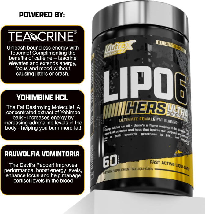 Lipo-6 Hers Ultra Concentrate | Ultimate Female Fat Burner