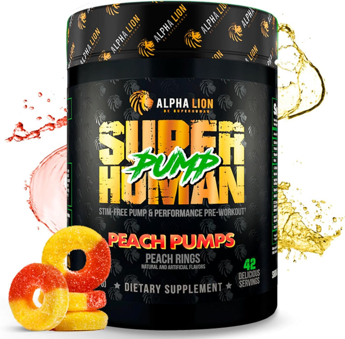 Alpha Lion Superhuman® Pump – Stimulant-Free Pre-Workout for Skin-Splitting Muscle Pumps