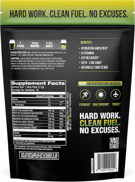 Jocko Fuel Hydrate | Hydration Amplifier Packets