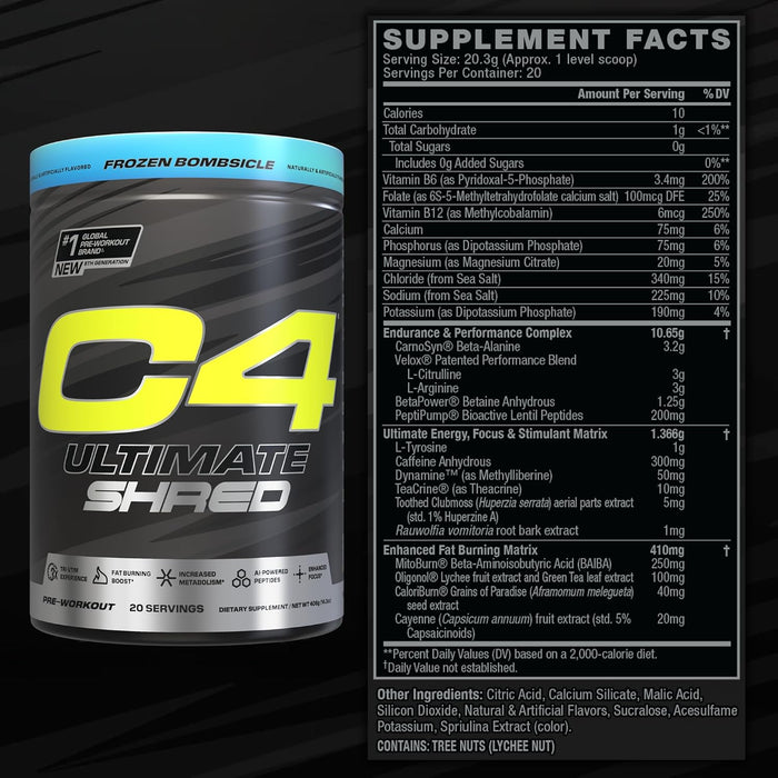 Cellucor C4 Original V3 | Pre-Workout Explosive Energy & Performance