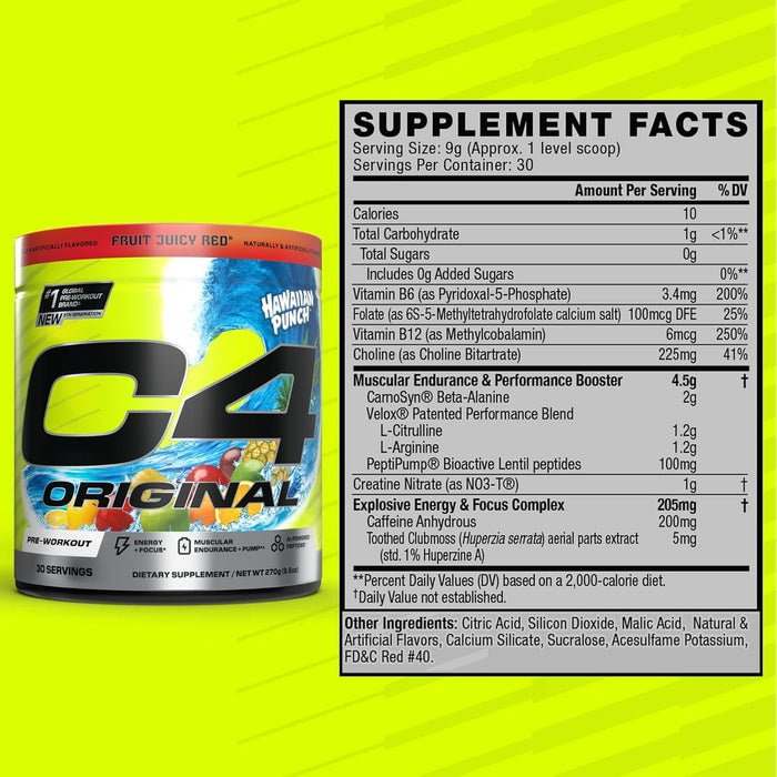 Cellucor C4 Original V3 | Pre-Workout Explosive Energy & Performance