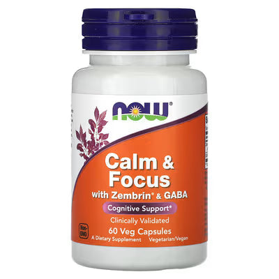 NOW Foods Calm & Focus with Zembrin & GABA