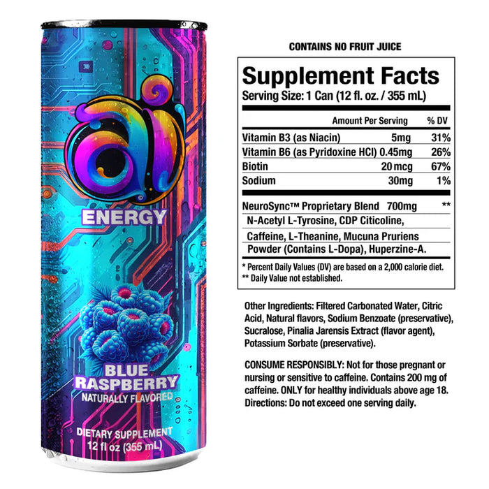 AI Energy Drink | Case of 12