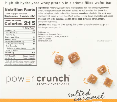 Power Crunch Crisp Bars