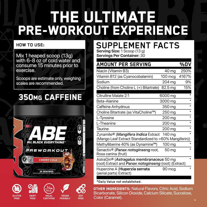 ABE Nation Ultimate Pre-Workout | Energy, Focus & Performance