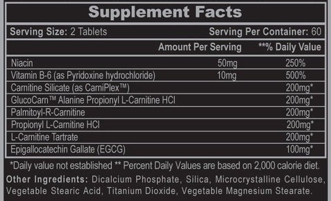 Hi-Tech Pharma CarniSlim | Carnitine Fat Loss, Energy & Metabolic Support