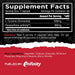 Unmatched Paraxanthine Supplement Facts Label – Ingredients & Nutrition | TigerFitness