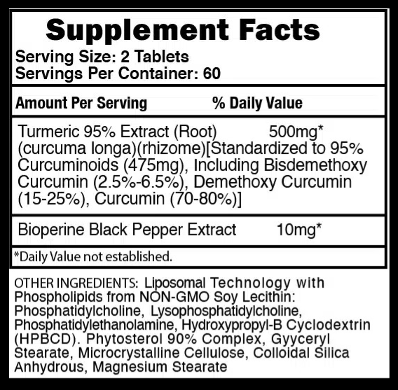 BlackStone Labs Turmeric | Joint, Inflammation & Immune Support