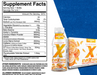 Evogen Nutrition EVP Xtreme AQ RTD Pre-Workout Supplement Facts Tangerine Blast | TigerFitness.com