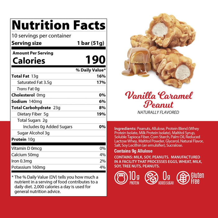 Genius Gourmet Protein Nut Roll Nutrition Facts | Tigerfitness.com