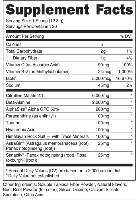 Bucked Up Babe Pre-Workout