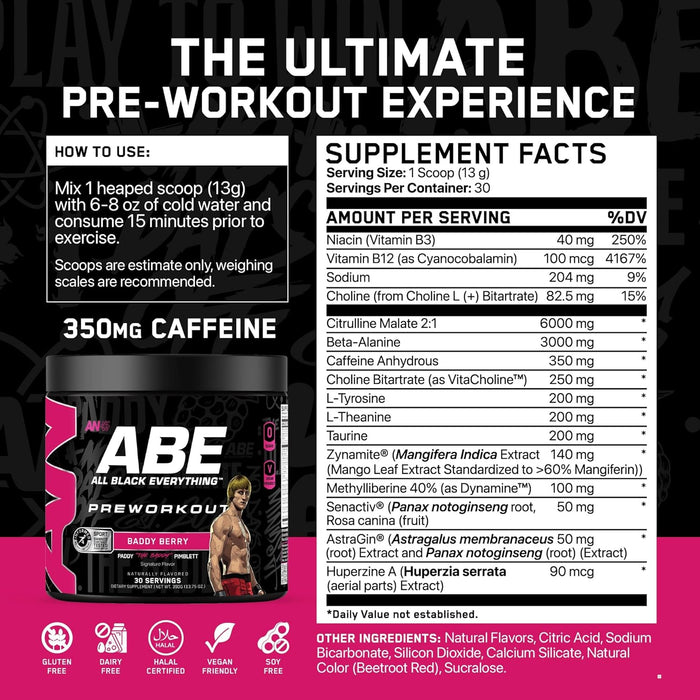 ABE Nation Ultimate Pre-Workout | Energy, Focus & Performance