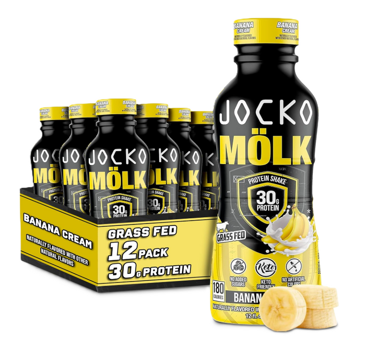 Jocko Fuel Molk Protein RTD Banana – TigerFitness.com