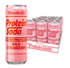 Barebells Protein Soda RTD 12-pack carbonated protein beverage cans Wild Strawberry