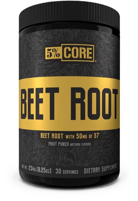 5% Nutrition Beet Root Nitric Oxide and Blood Flow Support 30 Servings 