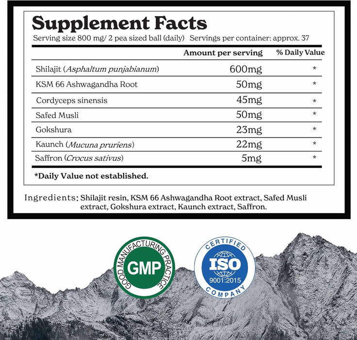 BetterAlt Shilajit Gold+ Supplement – Ayurvedic Mood and Vitality Support 