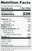 Beverly International UMP Protein Bar Almond Honey nutrition facts label showing calories, protein, carbohydrates, and ingredients.