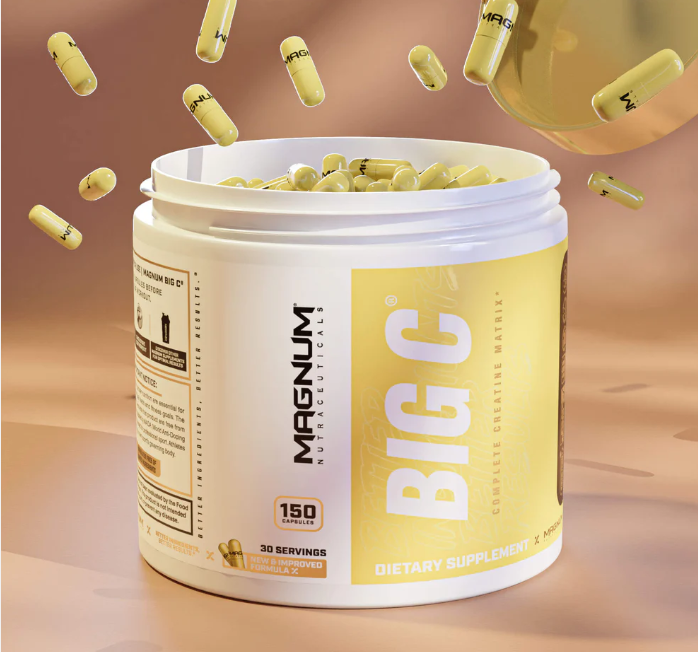 Magnum Big C Creatine Matrix 150 Capsules | Strength & Muscle Growth | TigerFitness.com