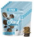 My Cookie Dealer Crunchy Bite-Sized Protein Milk & Cookies front of bag 6 pack