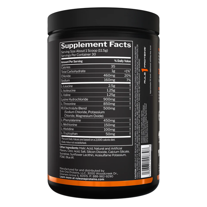 Rule 1 Essential Amino 9 | EAA Recovery & Hydration Support