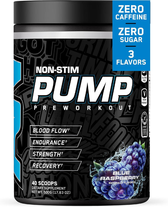 ABE Nation Stim-Free Pump | Pre-Workout Nitric Oxide & Muscle Pumps