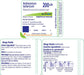 Back label of Boiron Antimonium Tartaricum 200CK with drug facts, dilution strength, and directions for use