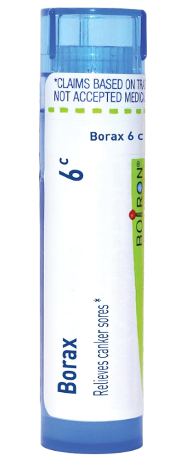 Boiron Borax | Canker Sore Relief 6c