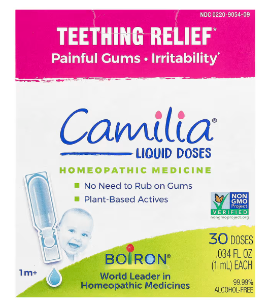Camilia Teething Relief single-use liquid tubes 30 Doses