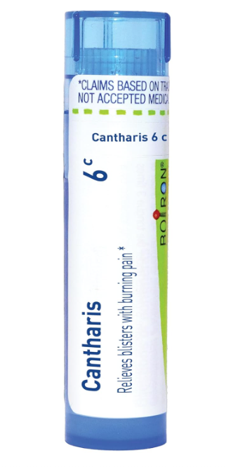 Boiron Cantharis 6C meltaway pellets for minor urinary discomfort relief – approx 80 pellets tube