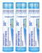 Three Pack of Boiron Gelsemium homeopathic pellets for fever and nervous tension relief
