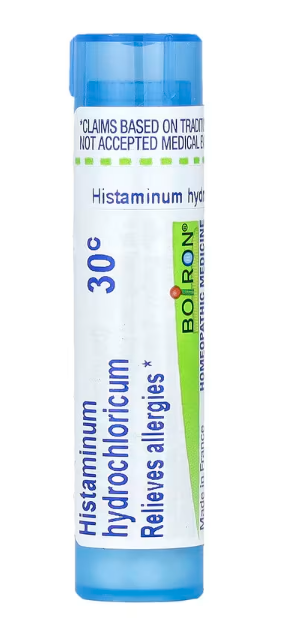 Boiron Histaminum Hydrochloricum 30C allergy symptom relief pellets tube