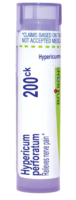Boiron Hypericum Perforatum 200CK, 80 Pellets, Homeopathic Medicine for Nerve Pain
