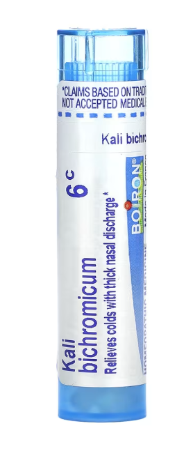 Boiron Kali Bichromicum 6C homeopathic medicine tube 